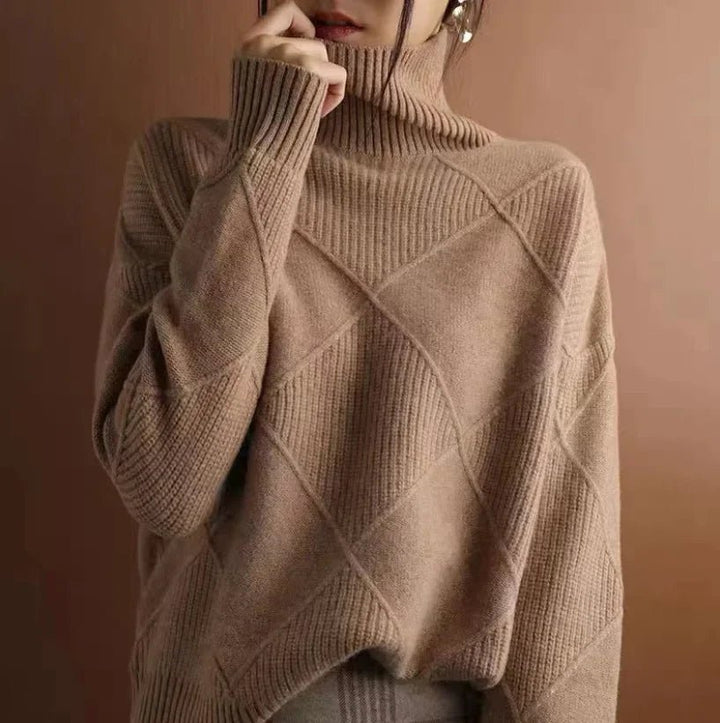 Allegra Diamond Knit Cashmere Sweater - Weston Fletcher