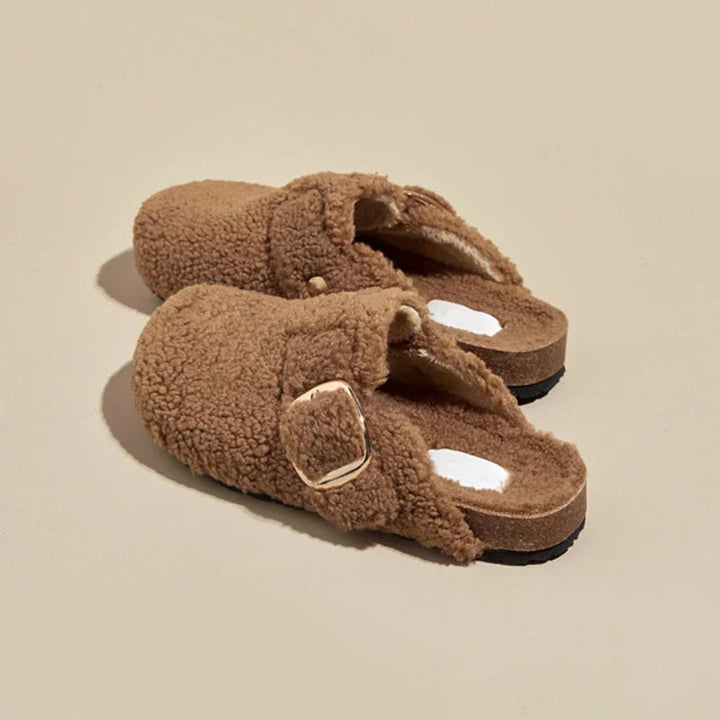 Alpa Cozy Lamb Wool Mules - Weston Fletcher