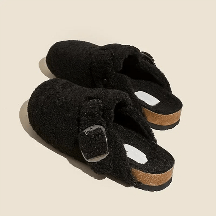 Alpa Cozy Lamb Wool Mules - Weston Fletcher