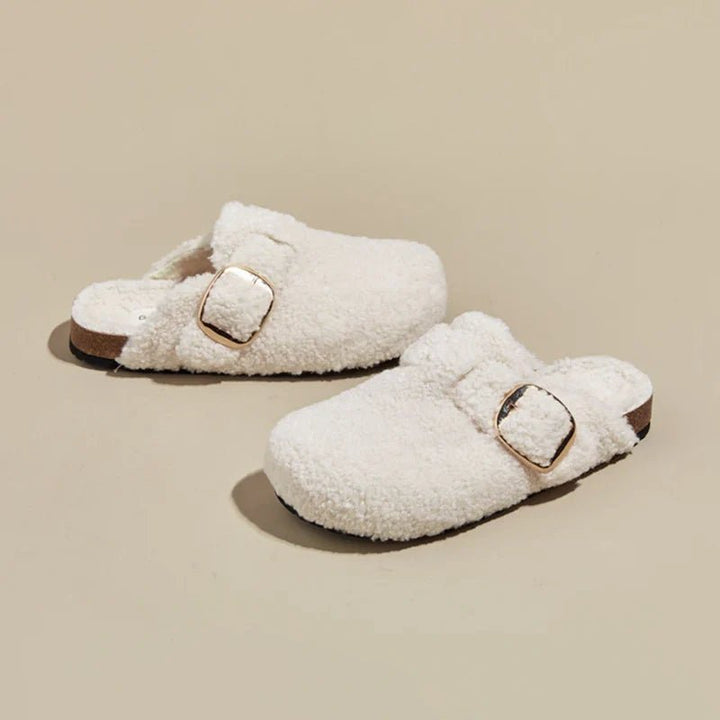 Alpa Cozy Lamb Wool Mules - Weston Fletcher