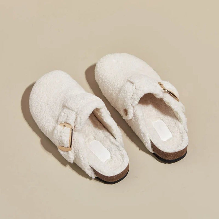 Alpa Cozy Lamb Wool Mules - Weston Fletcher