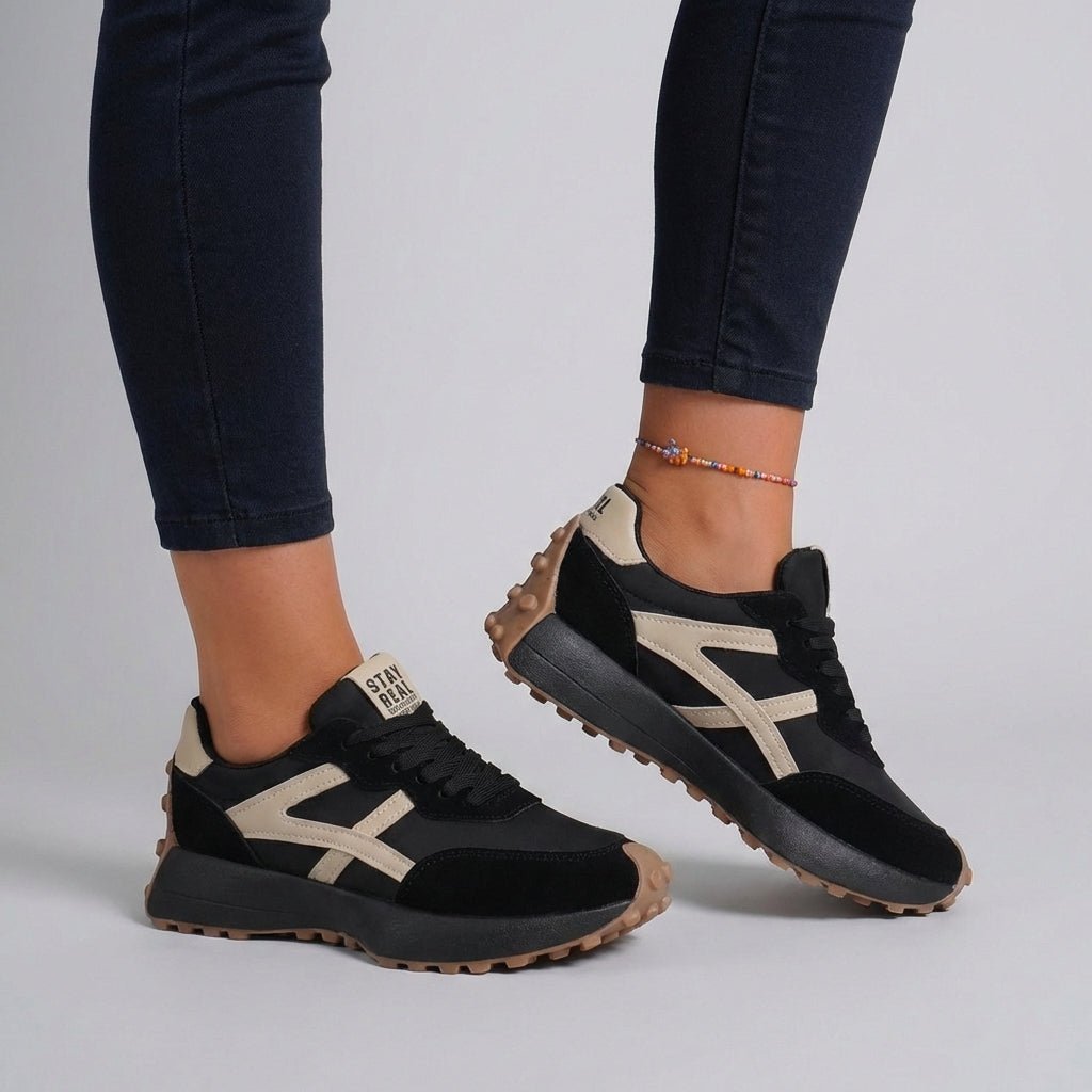 Amy Orthopedic Platform Sneakers with Textured Tread - Weston Fletcher