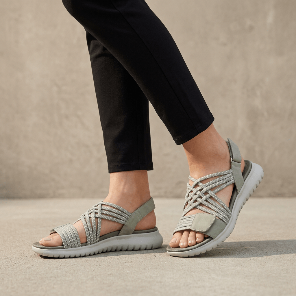 Arvienne Orthopedic Sandals with Cushioned Athletic Sole - Weston Fletcher