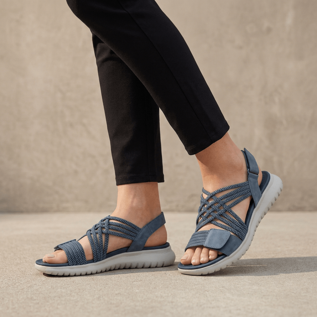 Arvienne Orthopedic Sandals with Cushioned Athletic Sole - Weston Fletcher