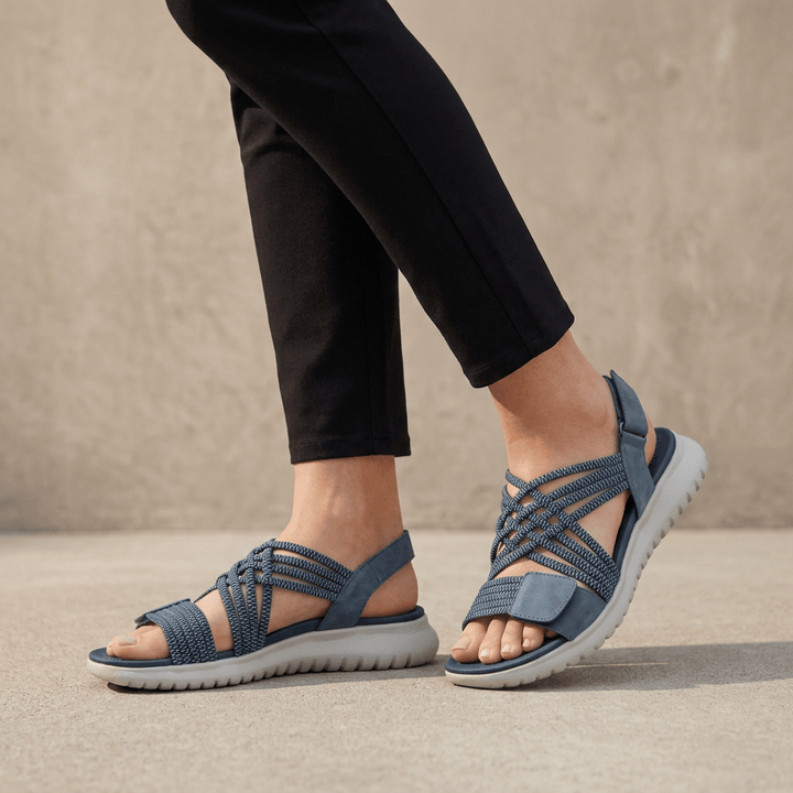 Arvienne Orthopedic Sandals with Cushioned Athletic Sole - Weston Fletcher