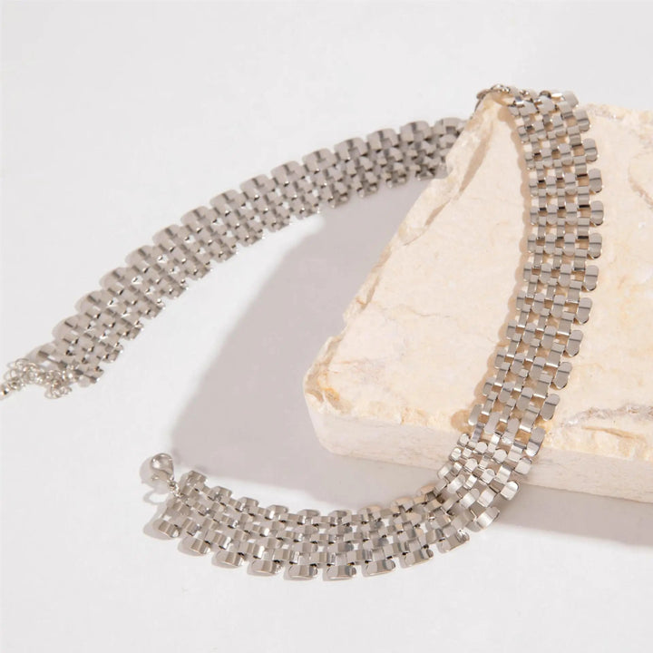 Astra Radiant Mesh Necklace - Weston Fletcher