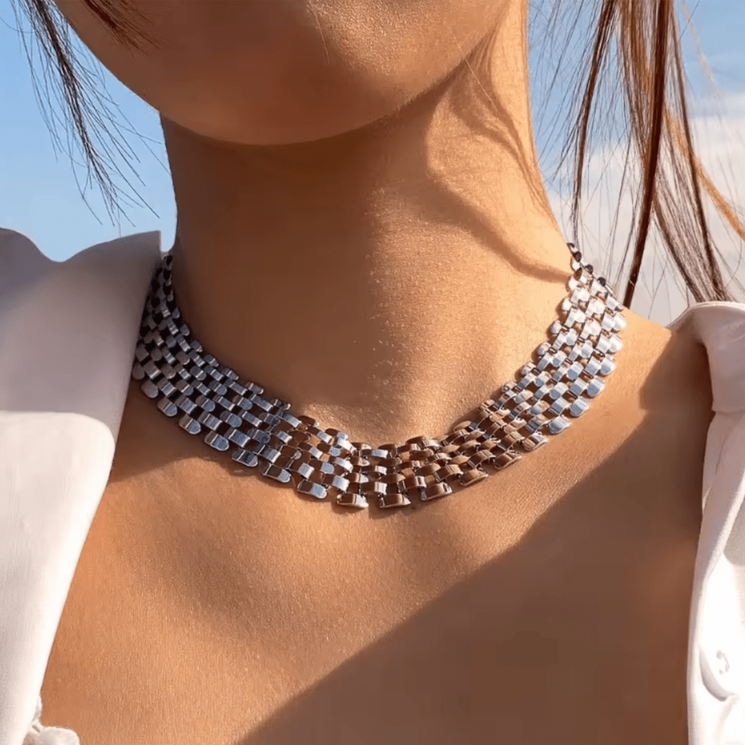 Astra Radiant Mesh Necklace - Weston Fletcher