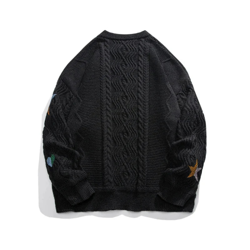 Autumn Crest Embroidered Sweater - Weston Fletcher