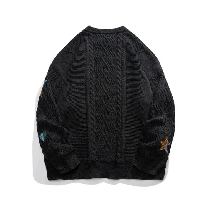 Autumn Crest Embroidered Sweater - Weston Fletcher