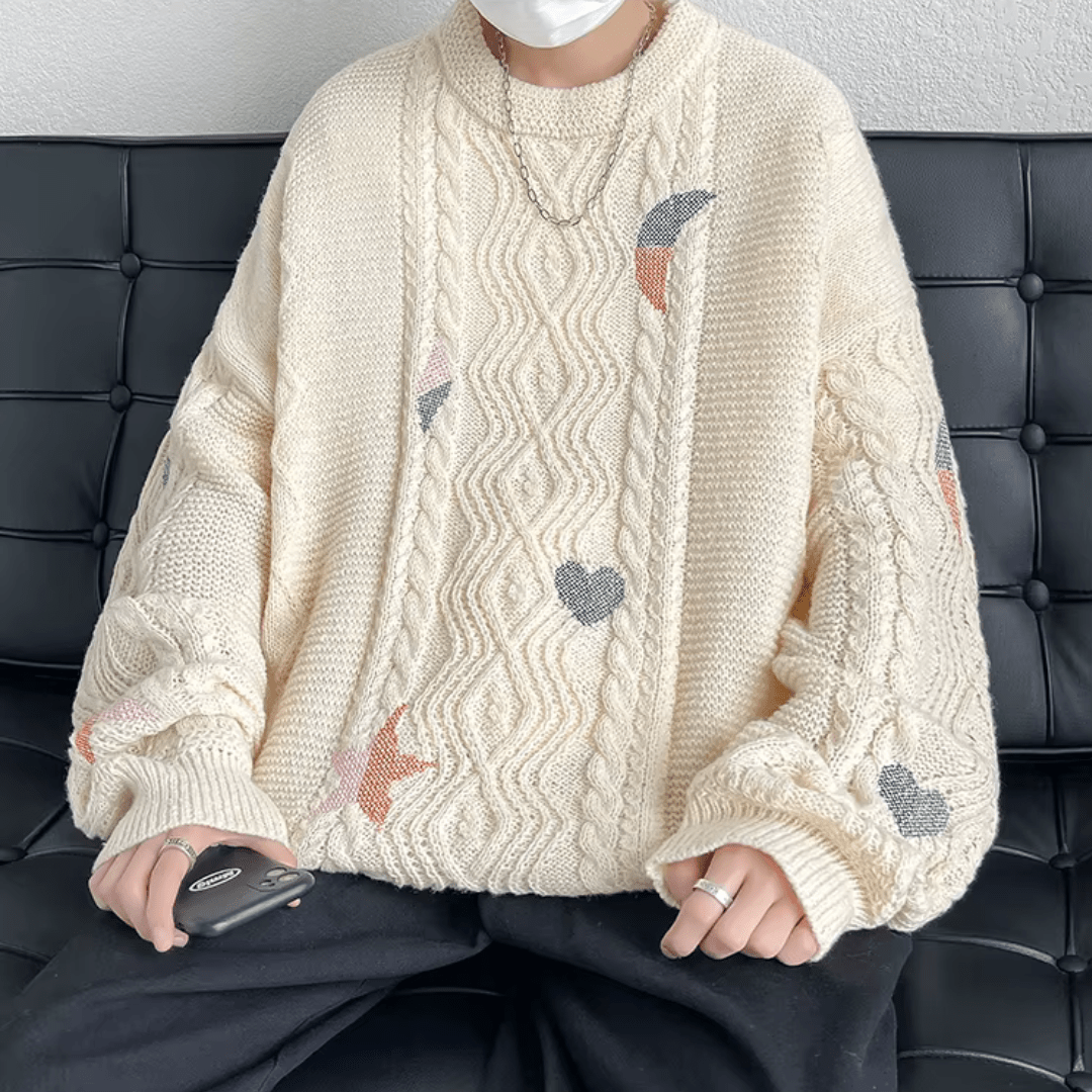 Autumn Crest Embroidered Sweater - Weston Fletcher
