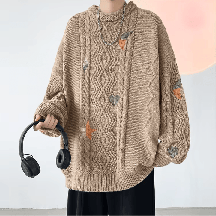 Autumn Crest Embroidered Sweater - Weston Fletcher