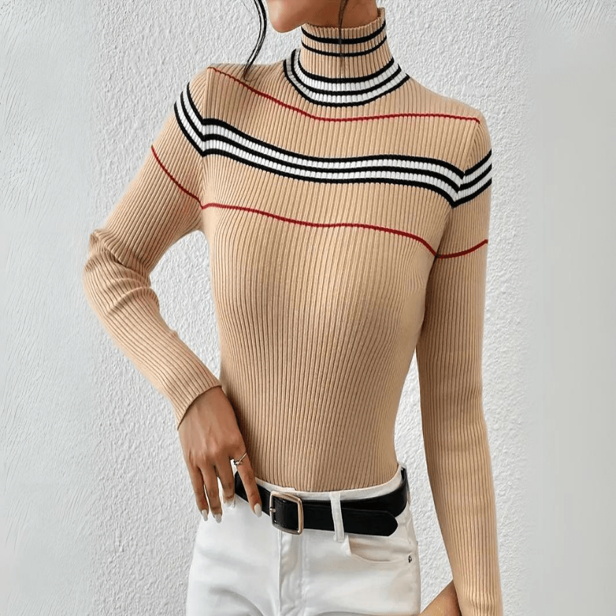 Axiom Striped Ribbed Top - Weston Fletcher