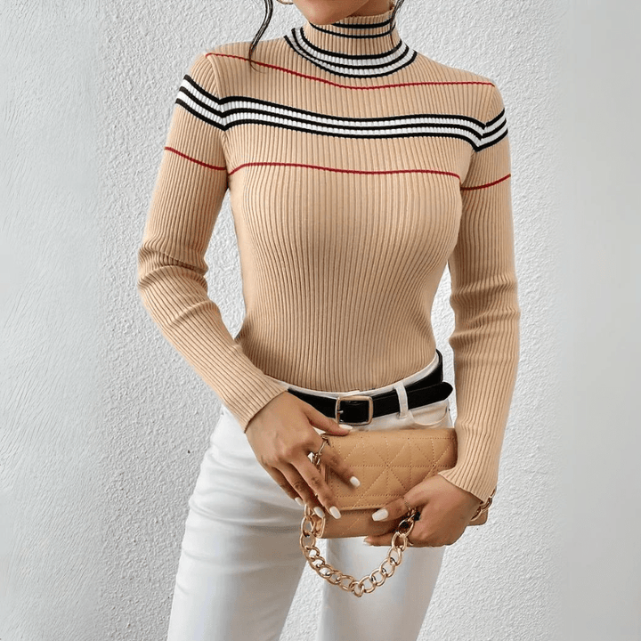 Axiom Striped Ribbed Top - Weston Fletcher