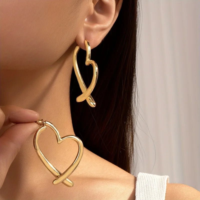 Azira Fluid Heart Earrings - Weston Fletcher