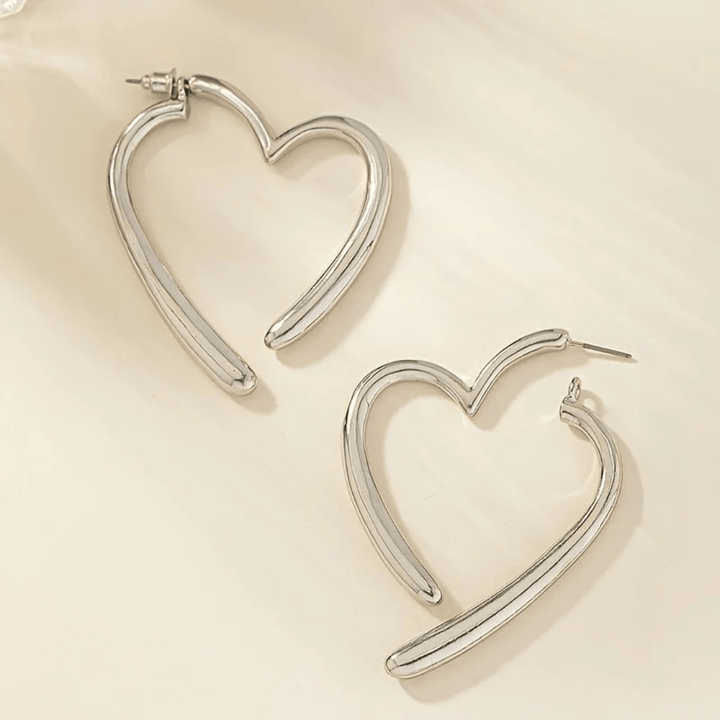 Azira Fluid Heart Earrings - Weston Fletcher