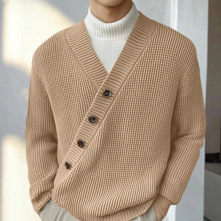 Russell Diagonal Knitted Cardigan