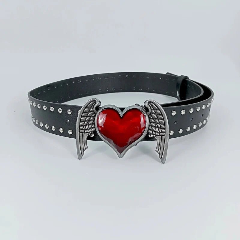 Blackstar Studded Denim Belt - Weston Fletcher