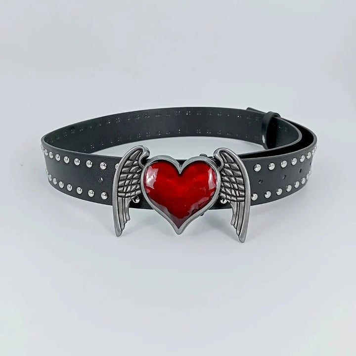 Blackstar Studded Denim Belt - Weston Fletcher
