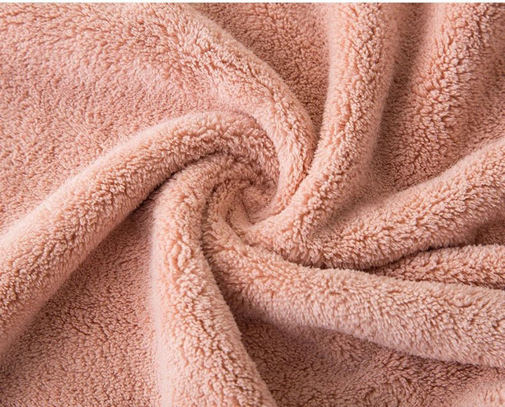 Bow Charm Coral Velvet Towels - Weston Fletcher