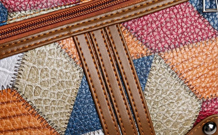 Briony Mosaic Leather Handbag - Weston Fletcher