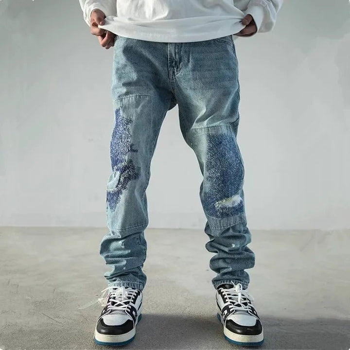 Brooklyn Z Embroidered Jeans - Weston Fletcher