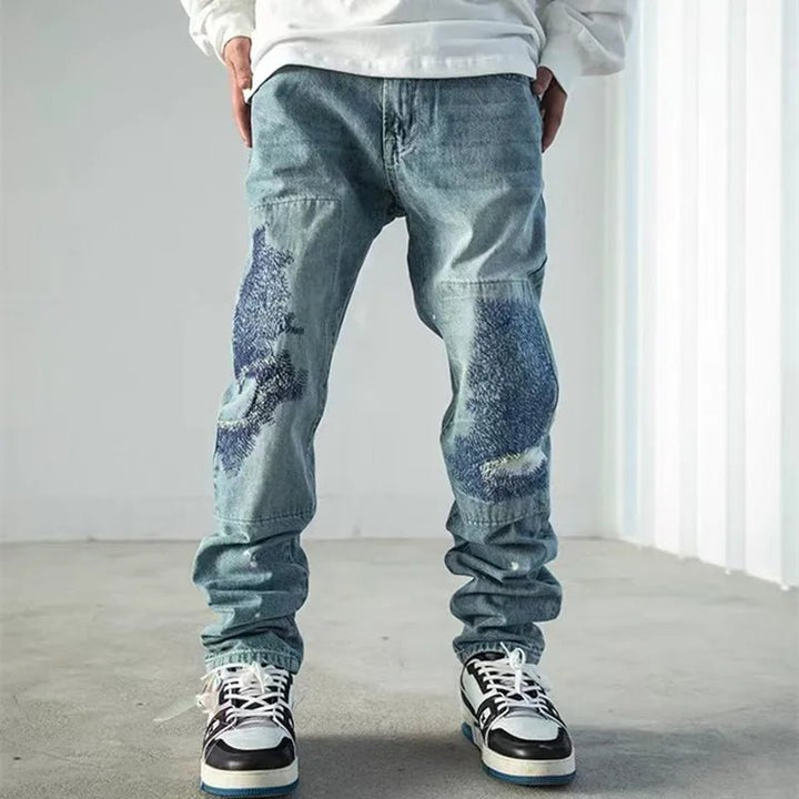 Brooklyn Z Embroidered Jeans - Weston Fletcher
