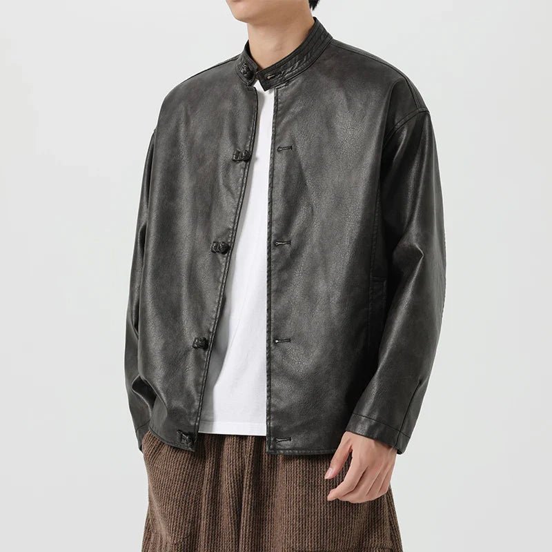 Caltren Aged Leather Coat - Weston Fletcher