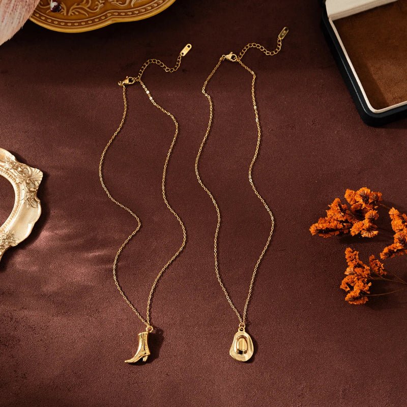 Calvero Cowboy Emblem Necklace - Weston Fletcher