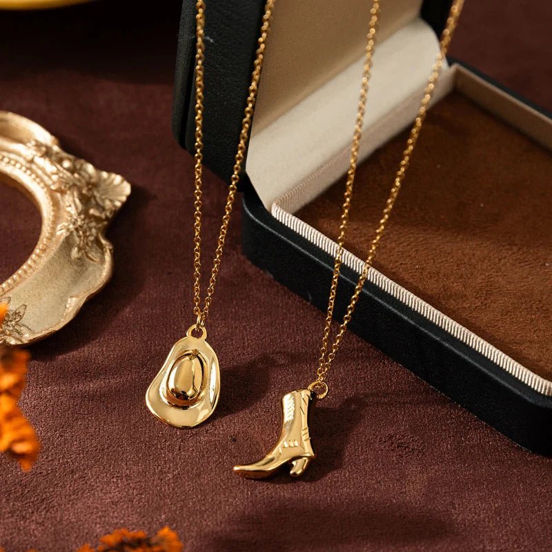 Calvero Cowboy Emblem Necklace - Weston Fletcher