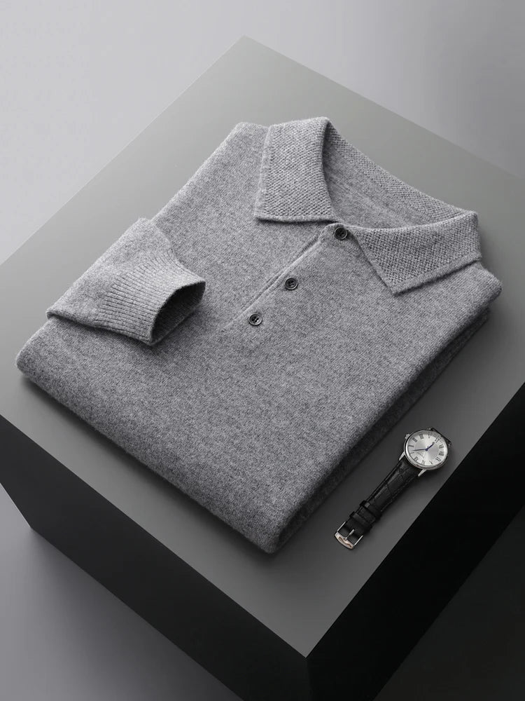 Cambridge 100% Merino Wool Polo - Weston Fletcher