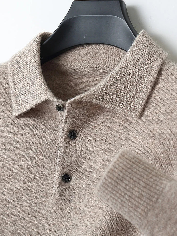 Cambridge 100% Merino Wool Polo - Weston Fletcher
