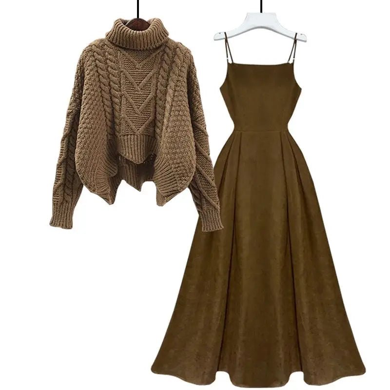 Camielle Ribbed Dress Set - Weston Fletcher