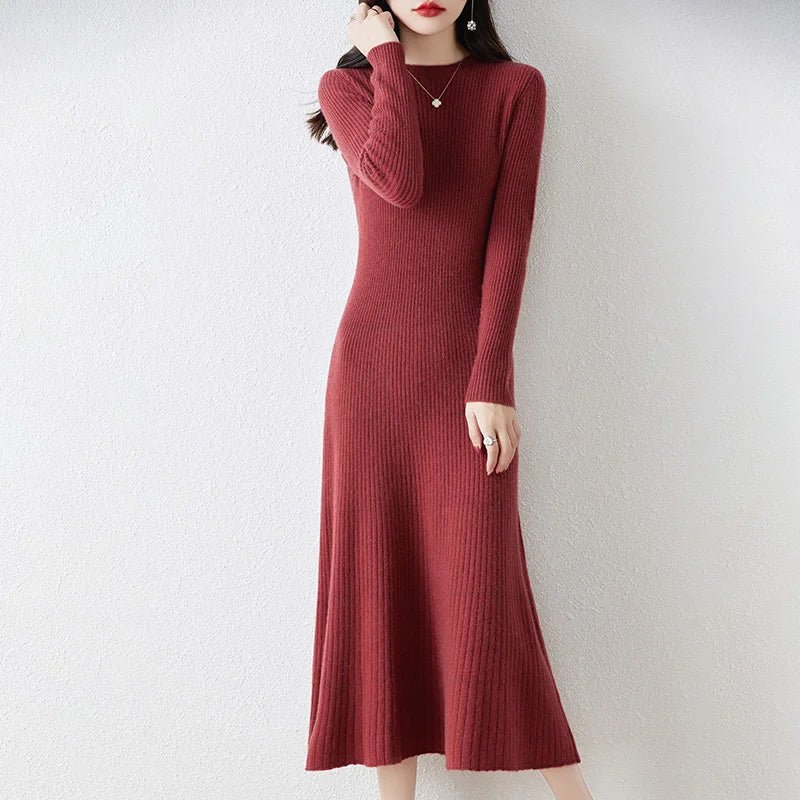 Camilla Long - sleeved Wool Dress - Weston Fletcher