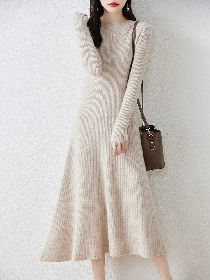 Camilla Long - sleeved Wool Dress - Weston Fletcher