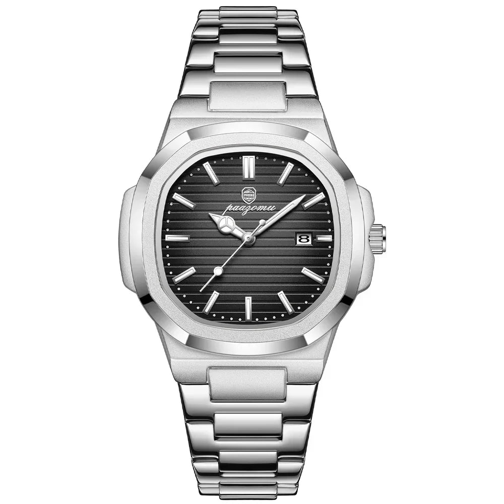 Casvian Foundation: Stainless Steel Watch - Weston Fletcher