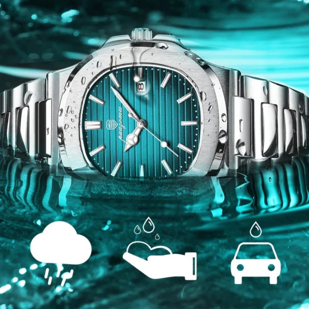 Casvian Foundation: Stainless Steel Watch - Weston Fletcher