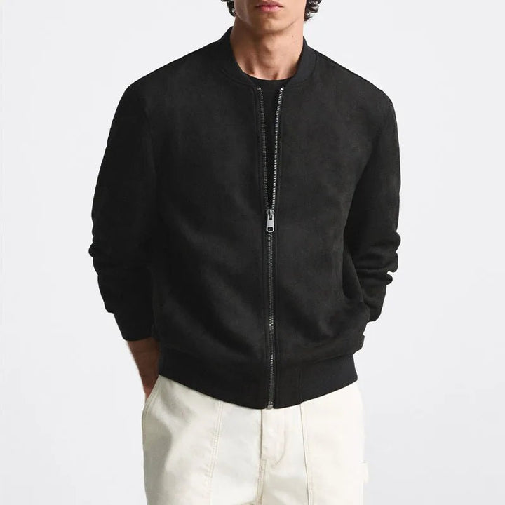 Casvian Suede Bomber Jacket - Weston Fletcher