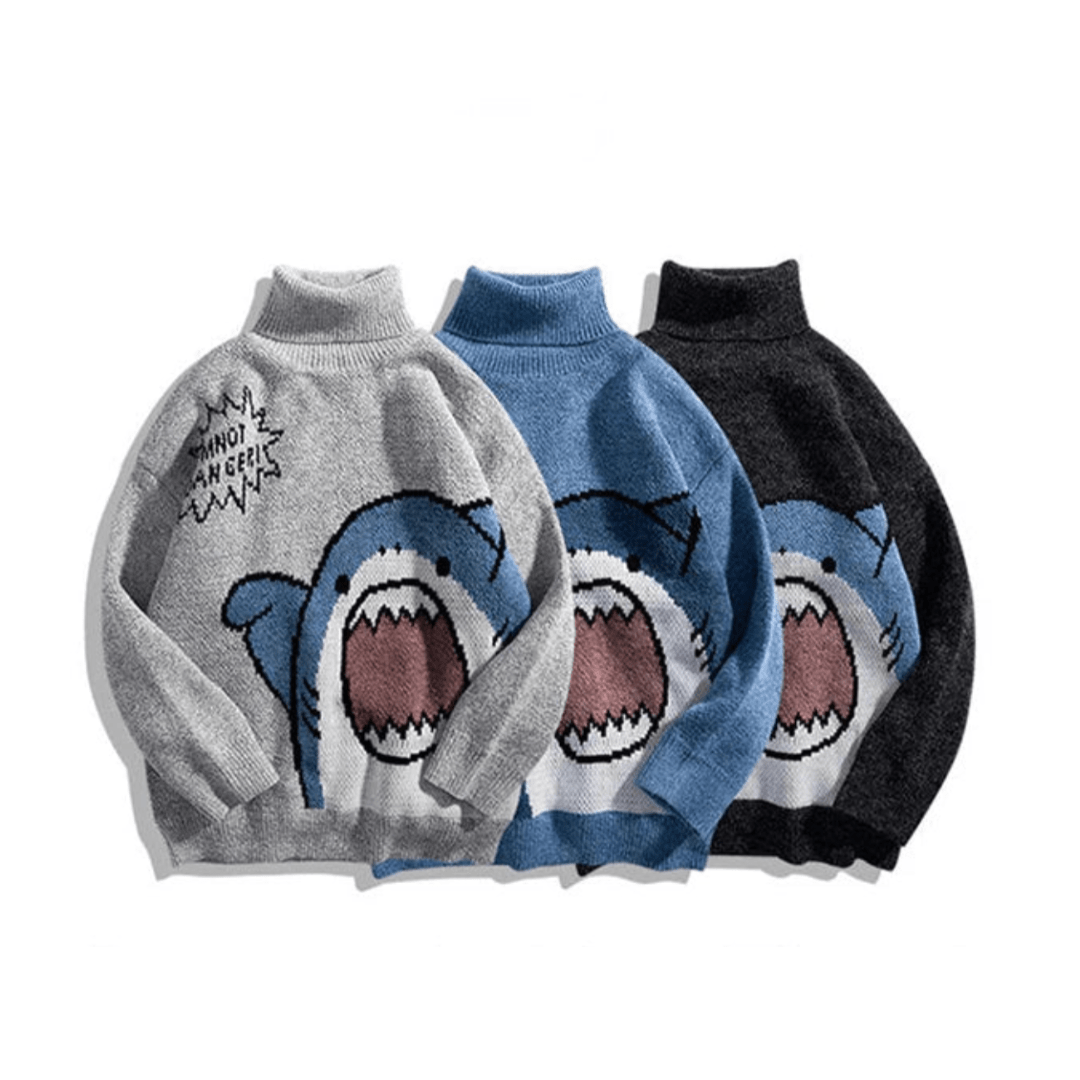 Chomp Scare Knit Sweater - Weston Fletcher