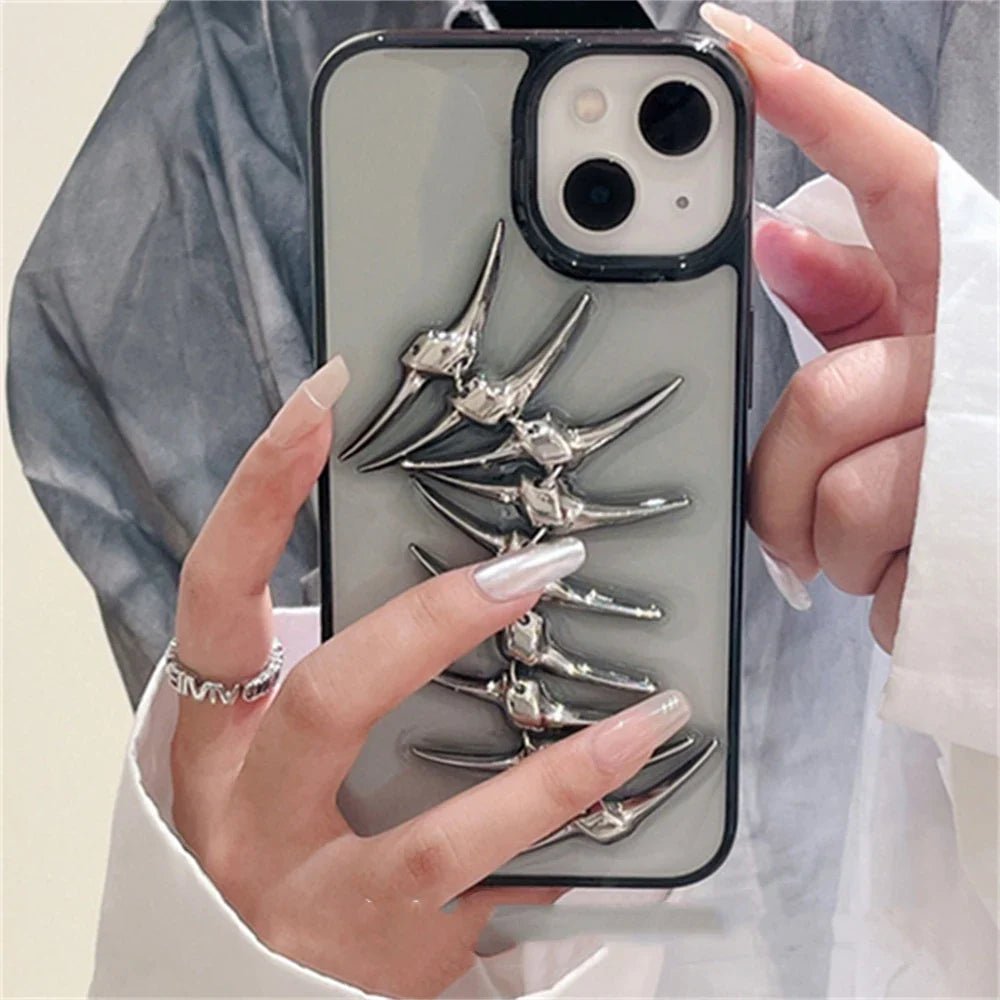 Chrome Spine iPhone Case - Weston Fletcher