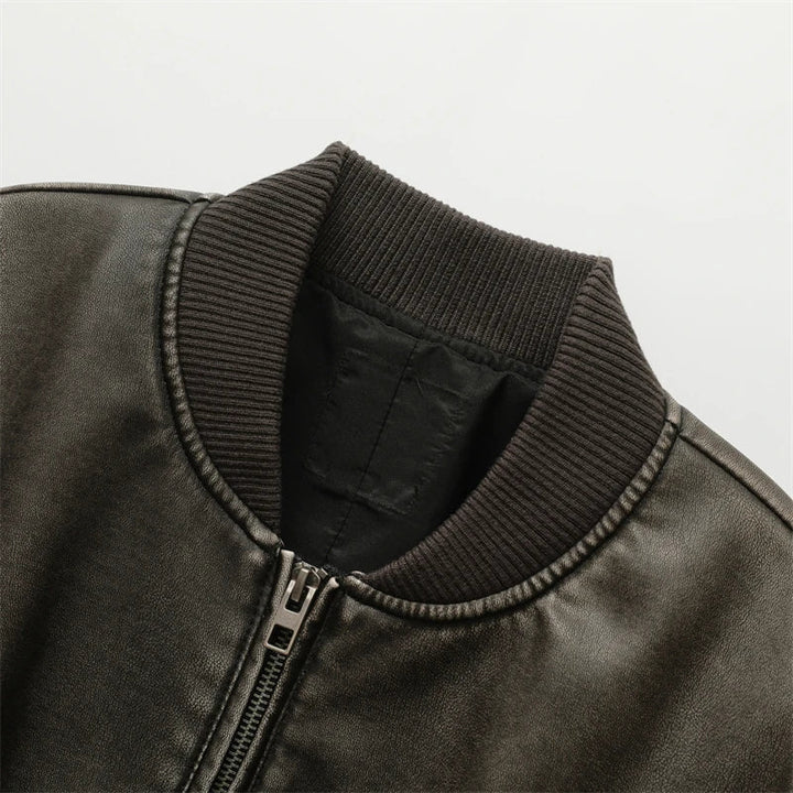 Cityscape Leather Jacket - Weston Fletcher