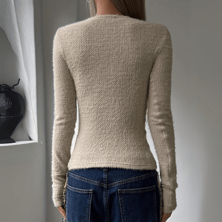 Contour Knit Sweater - Weston Fletcher