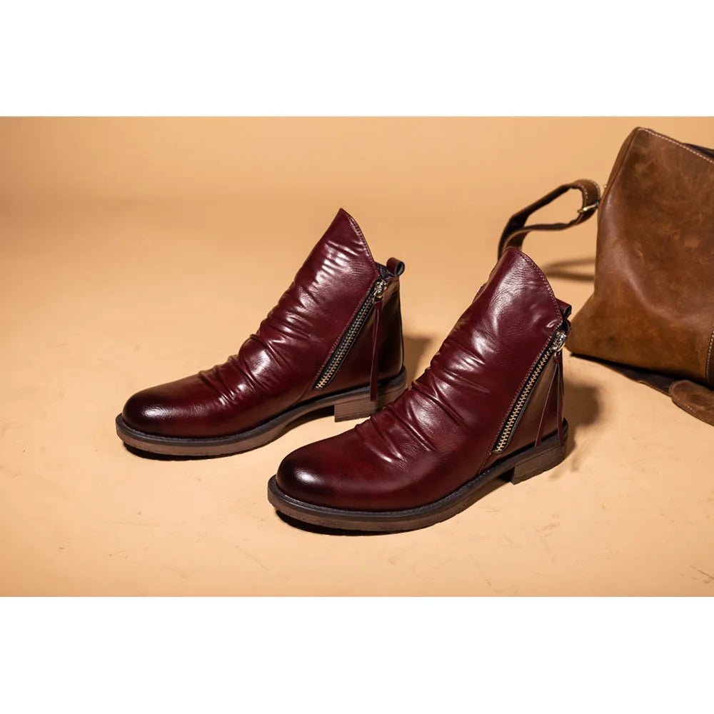 Crimson Mesa Leather Boots - Weston Fletcher