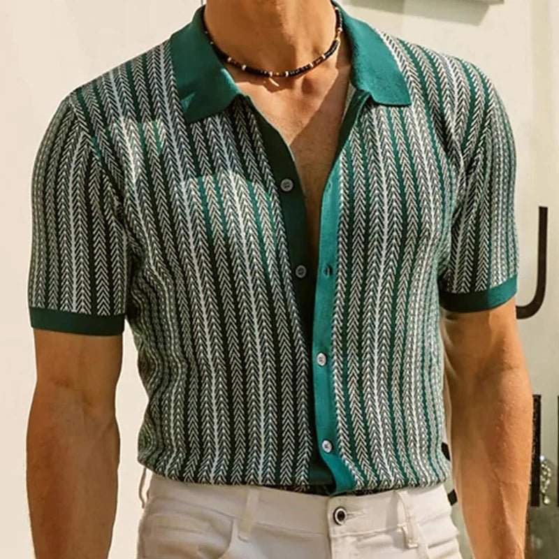 Damian Cruz Knitted Polo Shirt - Weston Fletcher