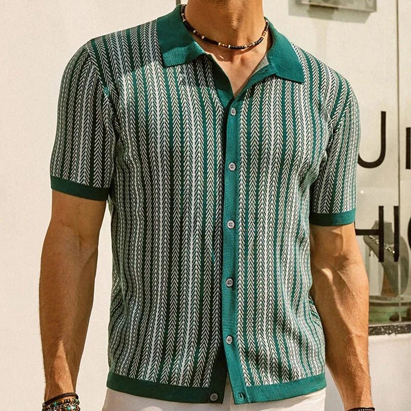 Damian Cruz Knitted Polo Shirt - Weston Fletcher