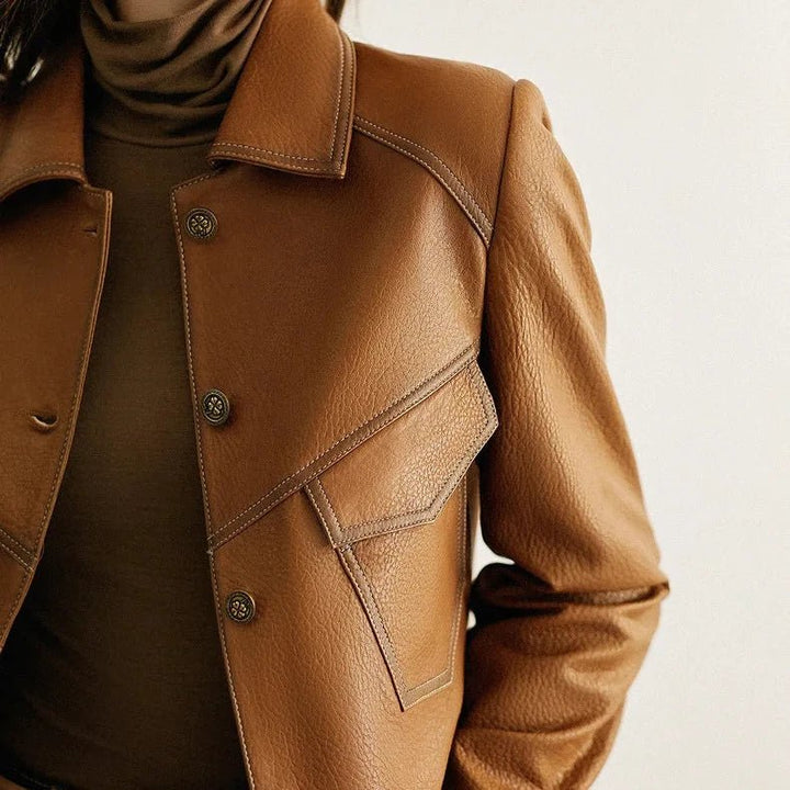 Dax Moto Leather Lapel Jacket - Weston Fletcher