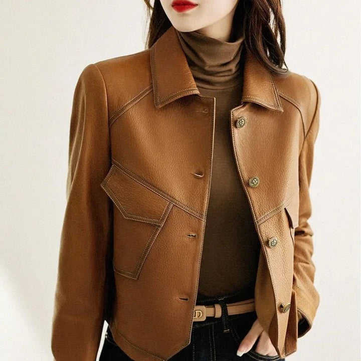 Dax Moto Leather Lapel Jacket - Weston Fletcher