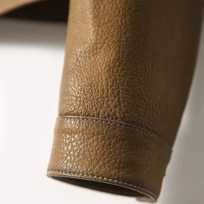 Dax Moto Leather Lapel Jacket - Weston Fletcher