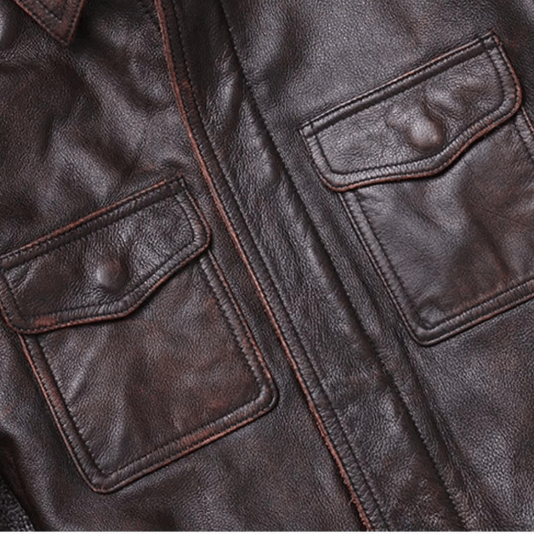 Deadlight Rider Genuine Leather Jacket - Weston Fletcher