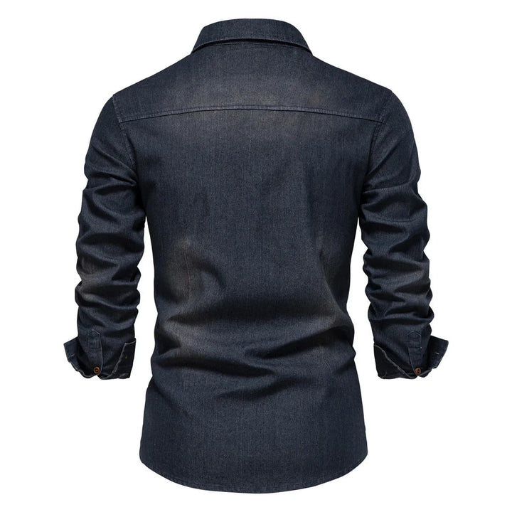 Delton Fitted Denim Shirt - Weston Fletcher