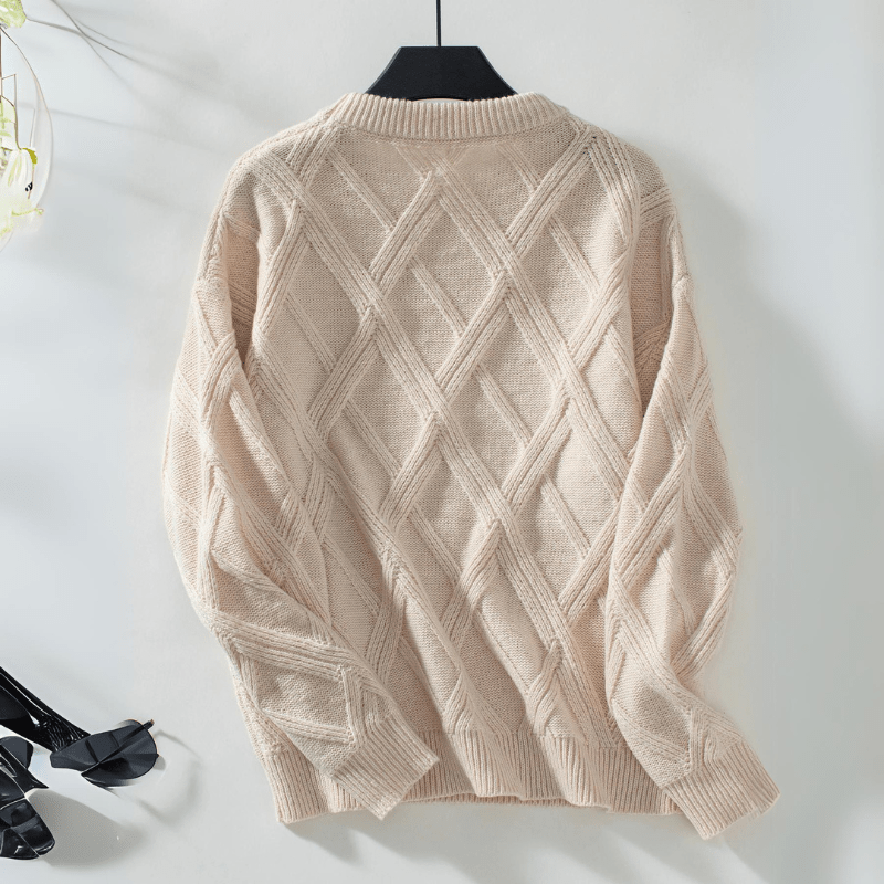 Diana Diamond Knit Sweater - Weston Fletcher